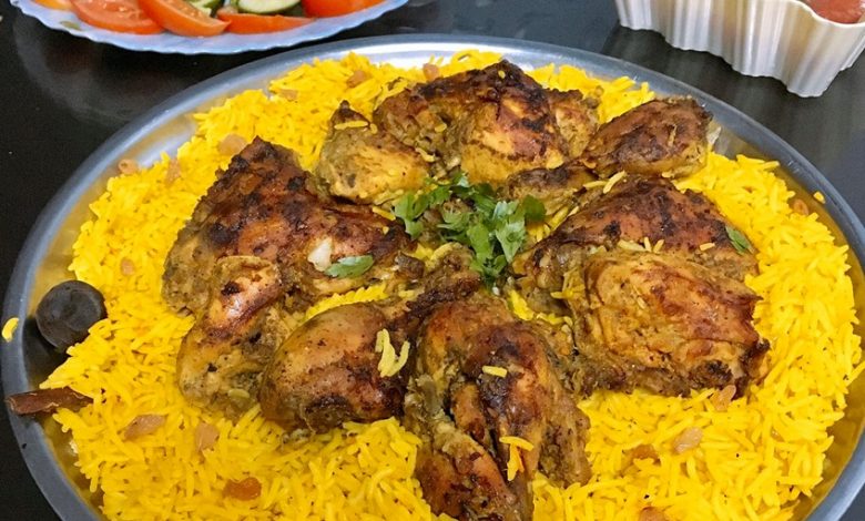 الكبسة بالدجاج
