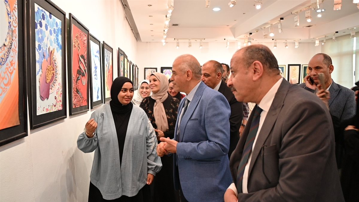 المعرض الفنى لكلية التربية النوعية بالفيوم