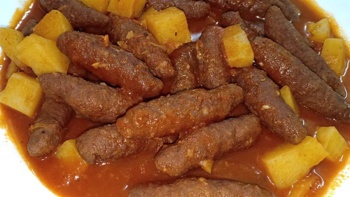 كفتة الأرز بالصلصة