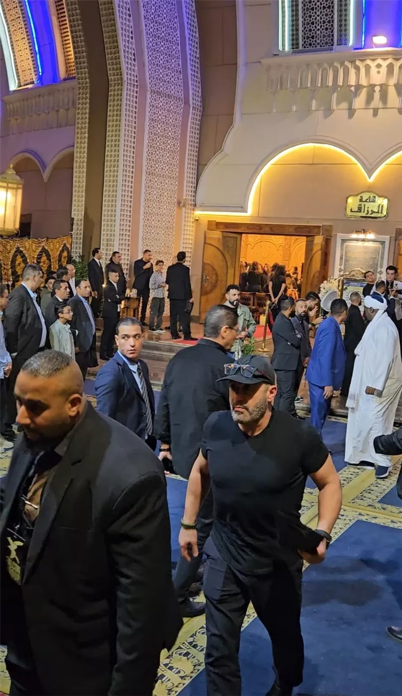 <strong>عزاء والد محمد رمضان</strong>