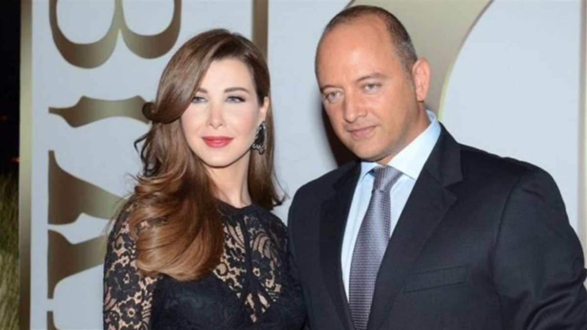 <strong>نانسي عجرم وزوجها فادي الهاشم</strong>