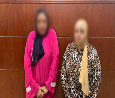 المتهمتان&nbsp;