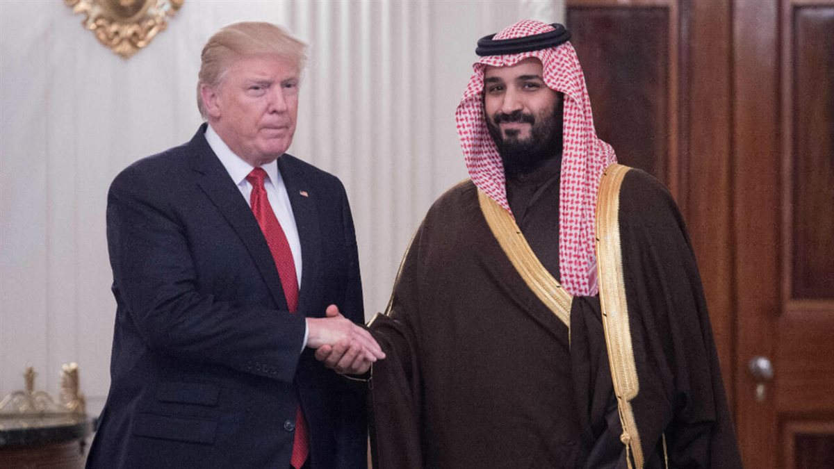 ترامب وولي العهد السعودي&nbsp;