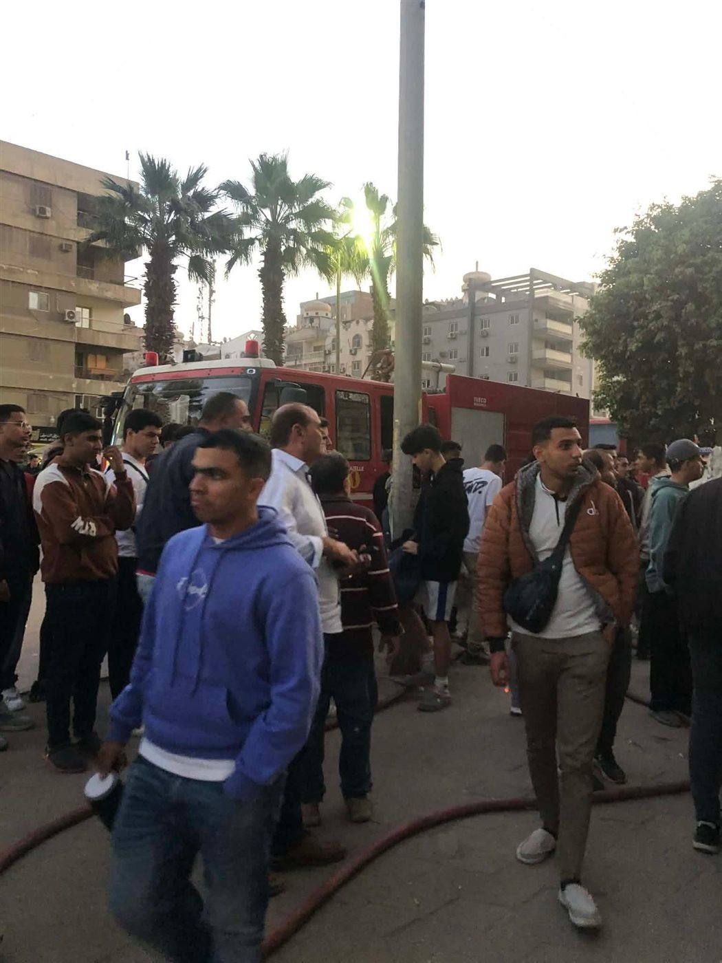 مكان الحريق