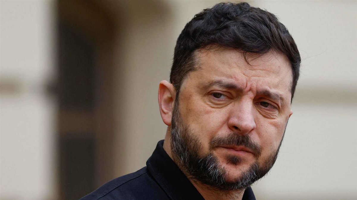 الرئيس الأوكراني فلوديمير زيلينسكي