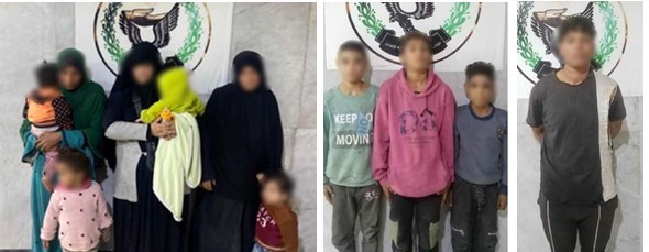 جانب من الأطفال و المتهمات
