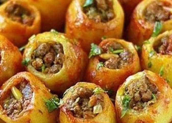 البطاطس بالحمة المفرومة&nbsp;