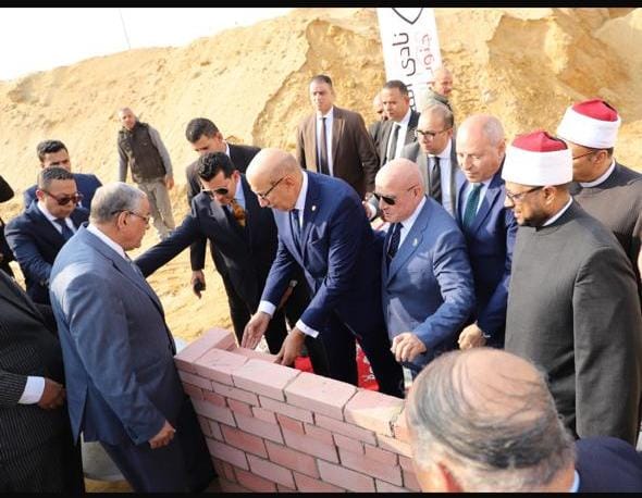 رئيس مجلس القضاء الأعلى يضع حجر أساس مسجد شهداء القضاة&nbsp;