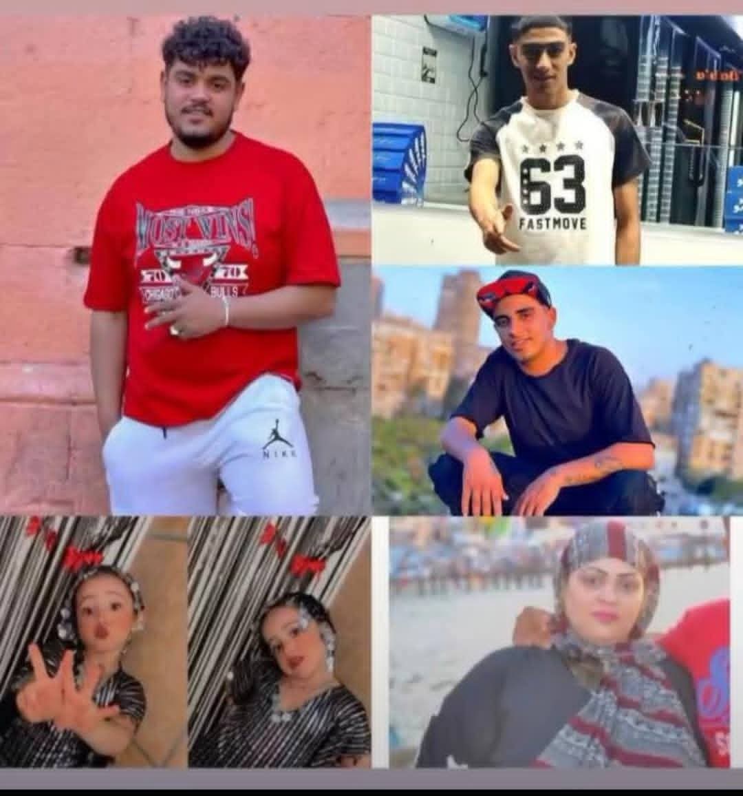 عدد من ضحايا عقار إمبابة