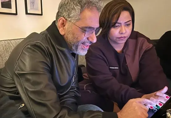 <strong>فضل شاكر وشيرين</strong>