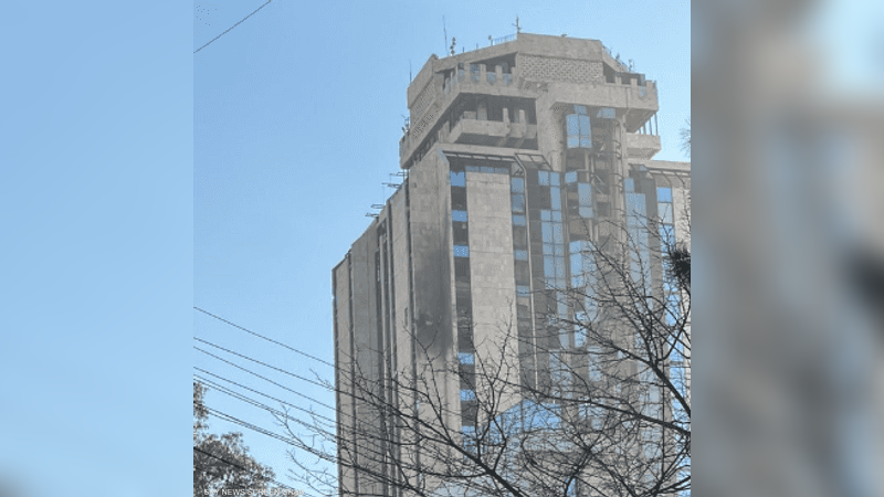 استهداف مبنى محافظة حلب بطائرة مسيرة