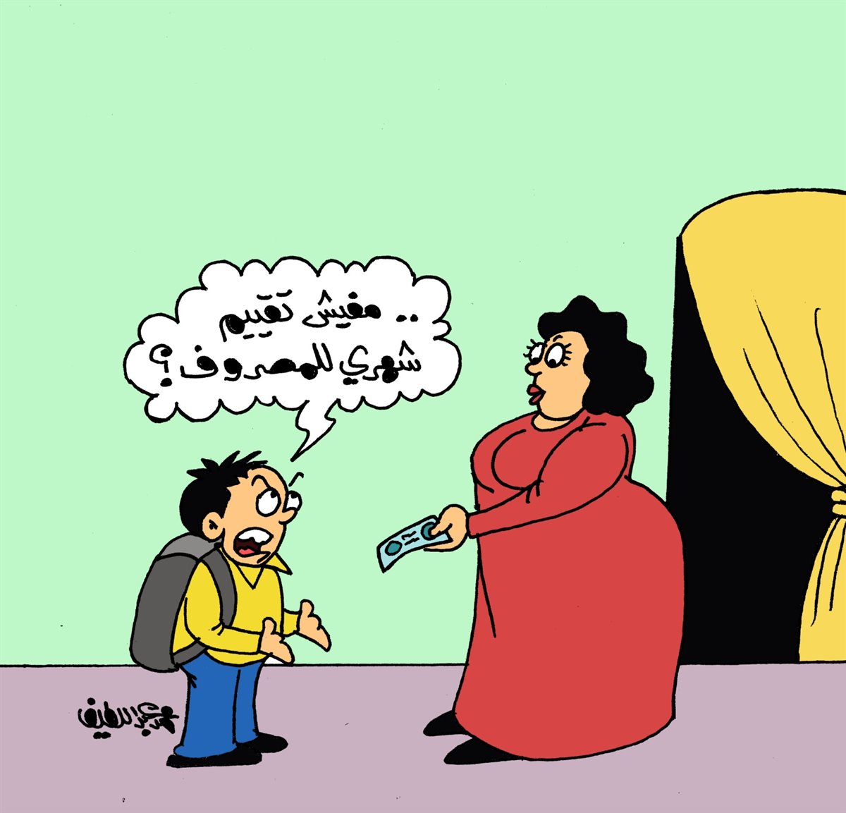 كاريكاتير موقع الجمهور الإخباري&nbsp;