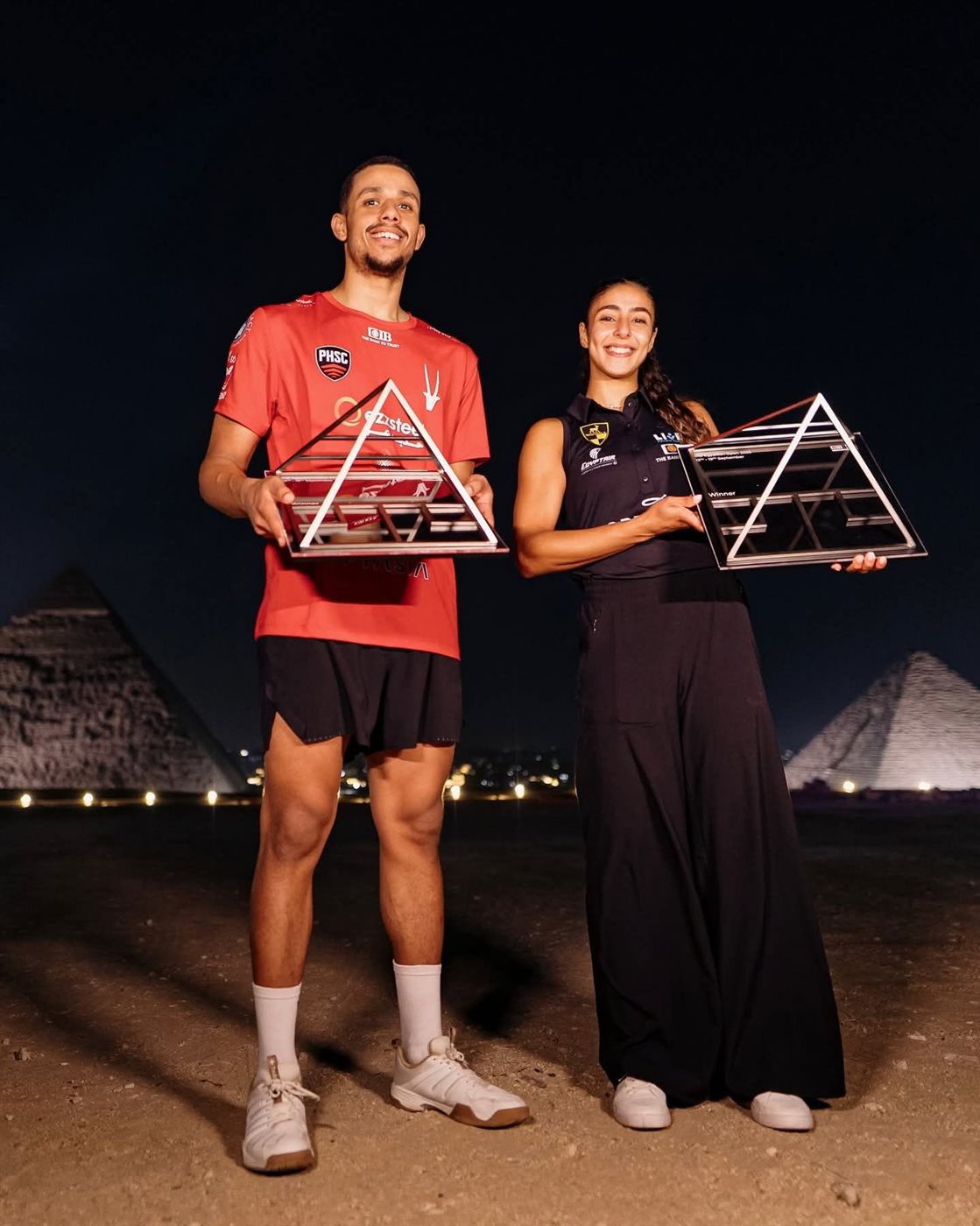 مصطفي عسل وهانيا الحمامي