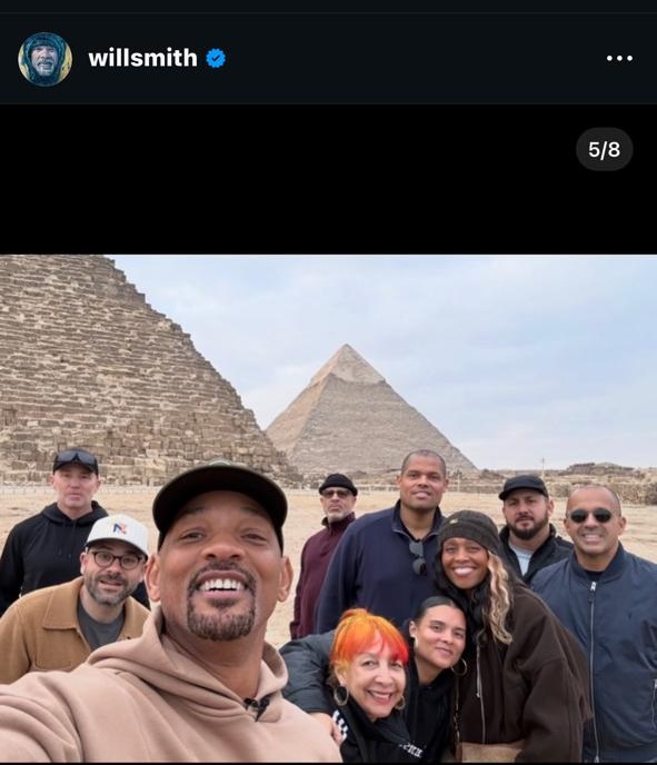 <strong>زيارة ويل سميث لمصر</strong>
