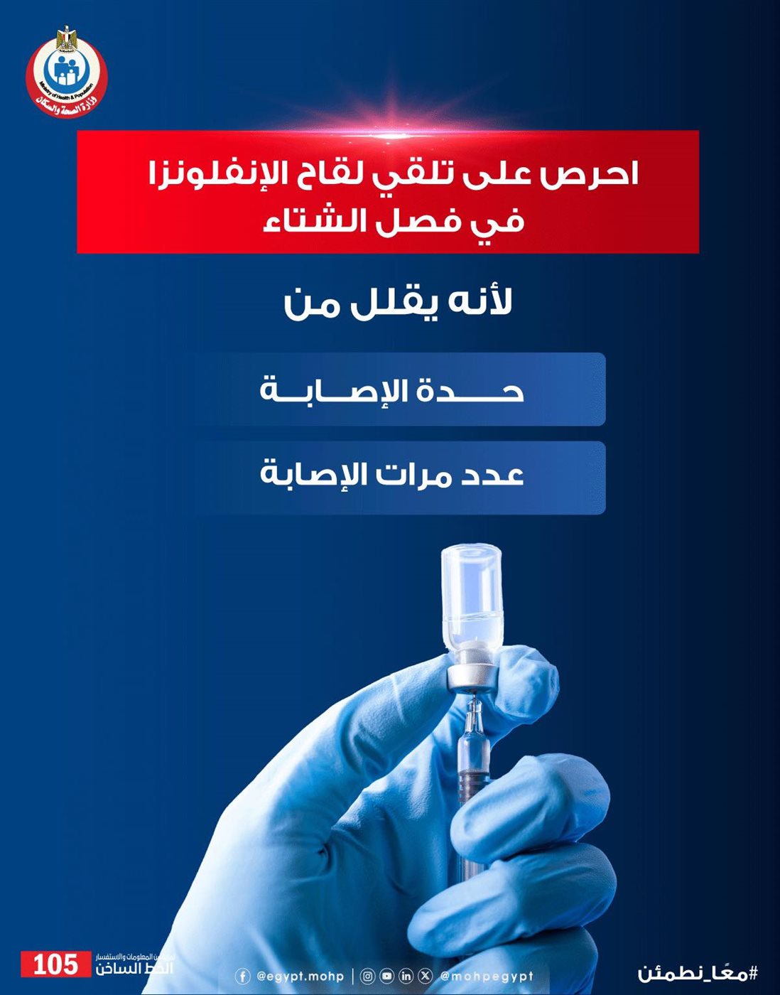 <strong>انفوجراف وزارة الصحة والسكان المصرية </strong>
