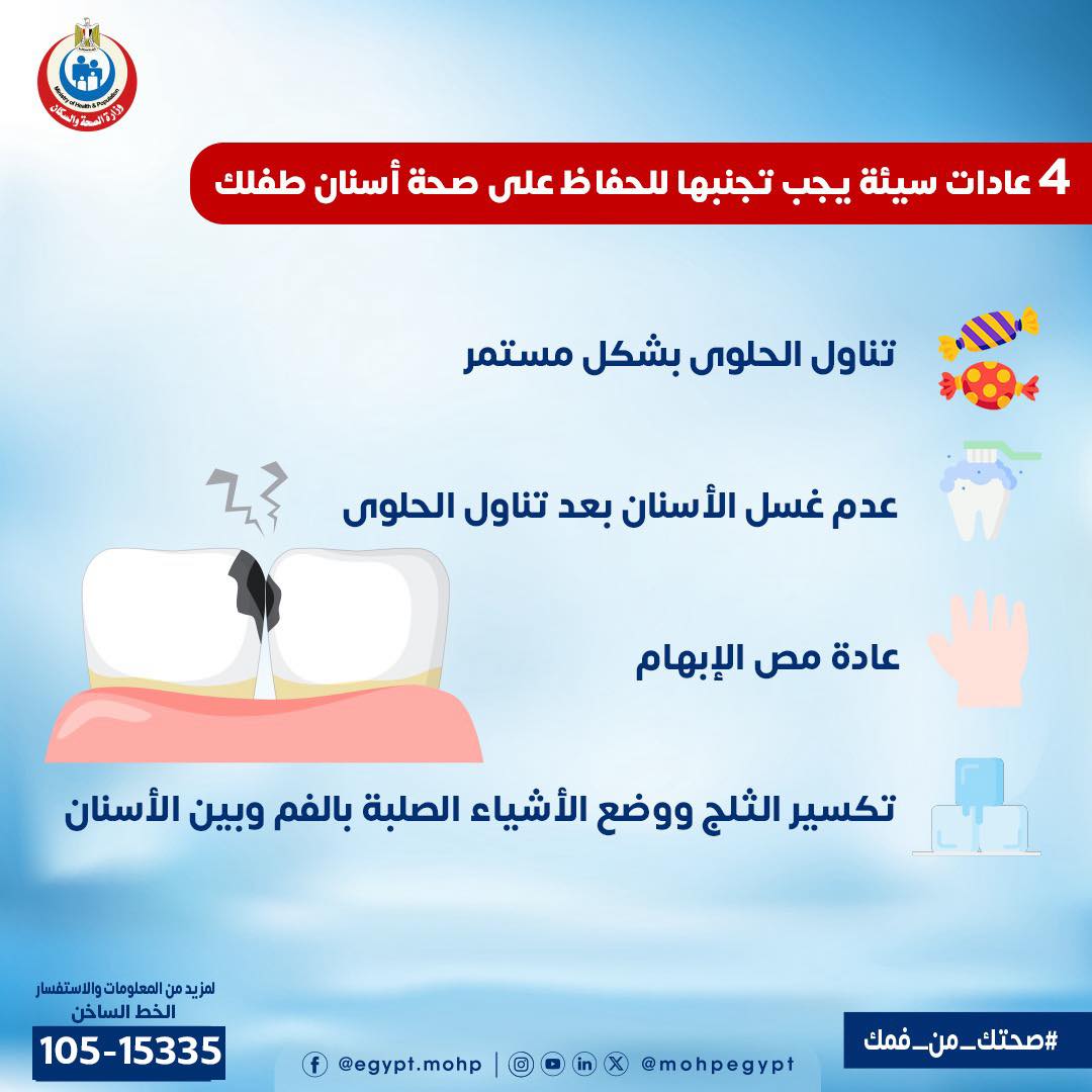 <strong>عادات سيئة تضر بصحة أسنانك</strong>