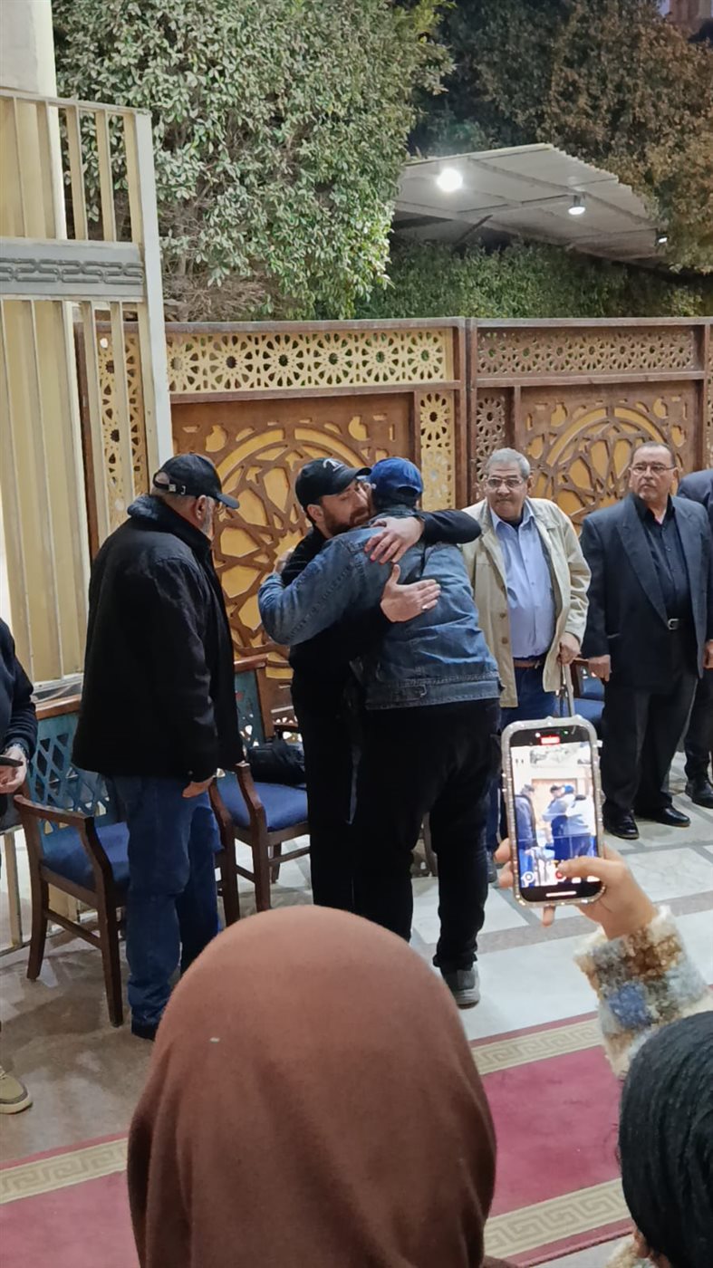 <strong>عزاء والدة نضال الشافعي</strong>