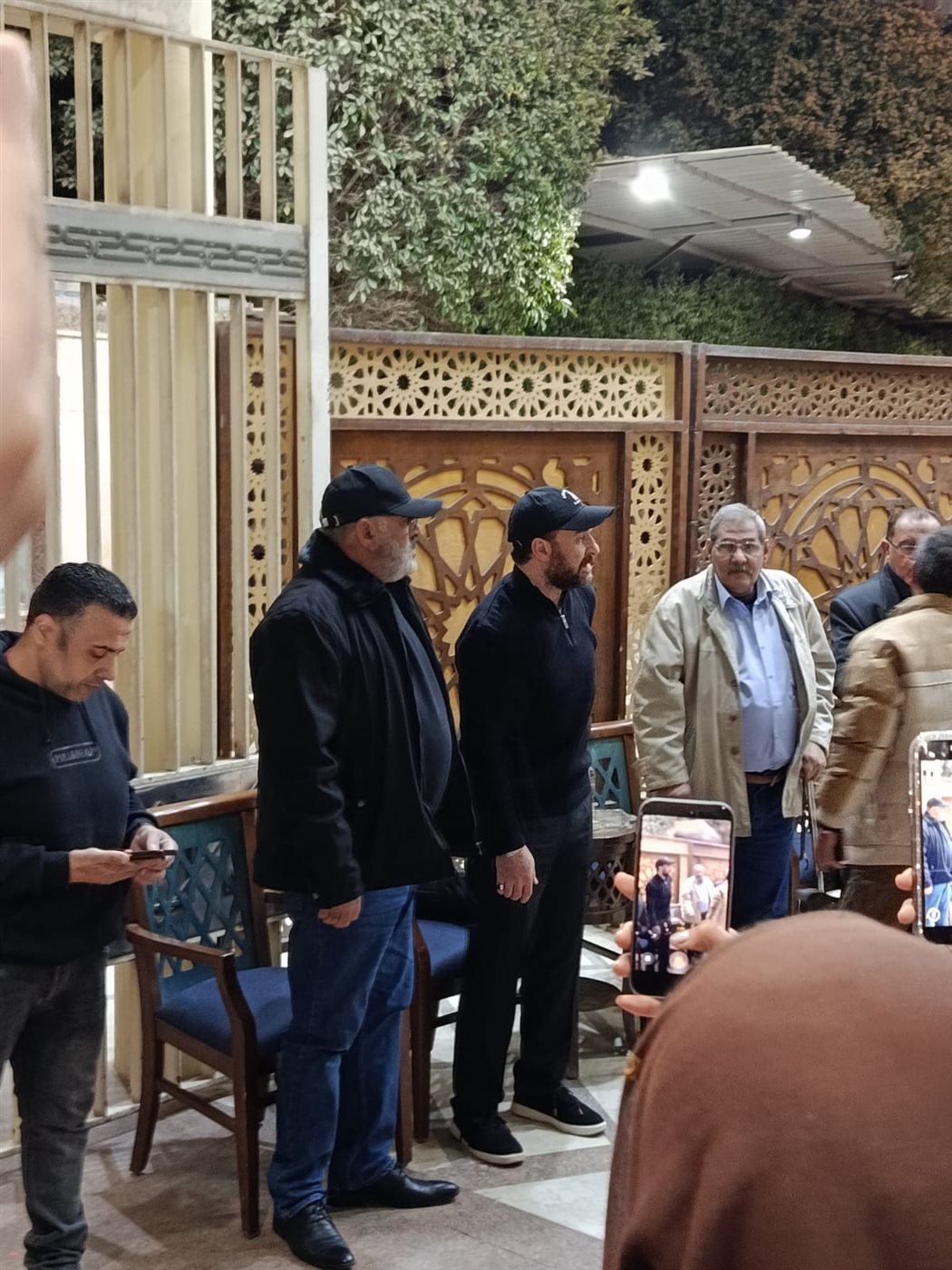 <strong>عزاء والدة نضال الشافعي</strong>