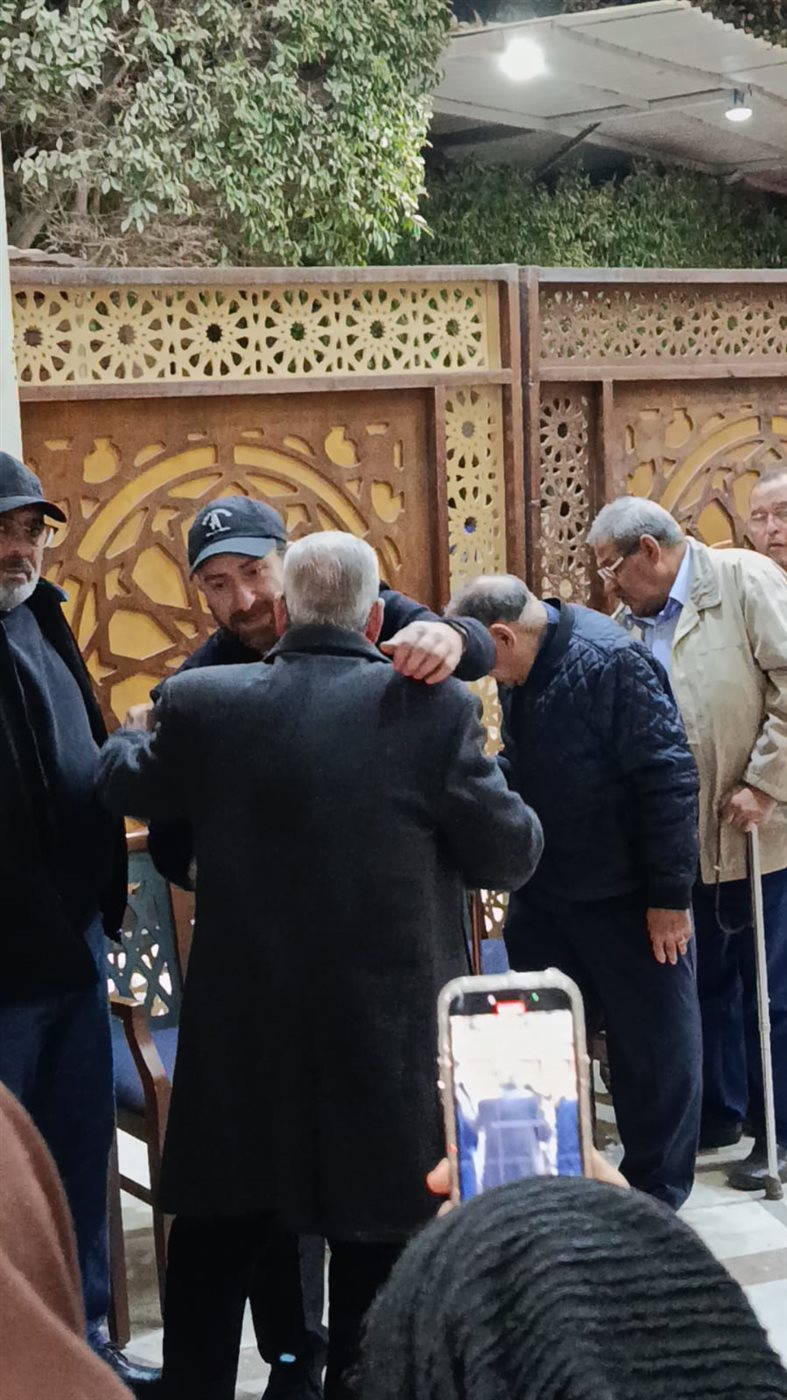<strong>عزاء والدة نضال الشافعي</strong>