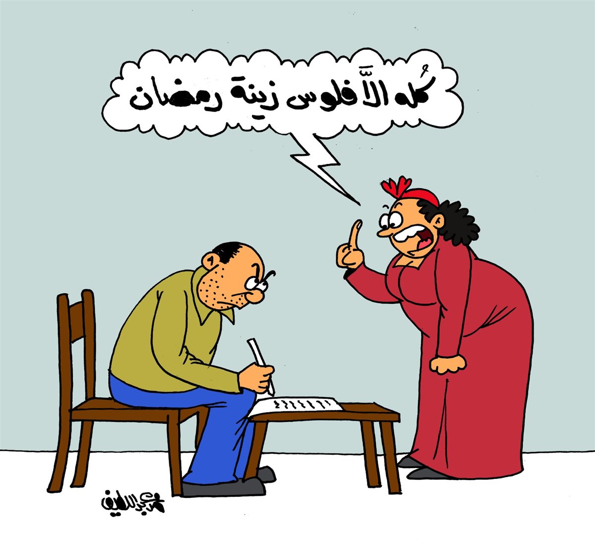 <strong> كاريكاتير موقع «الجمهور الإخباري»</strong>