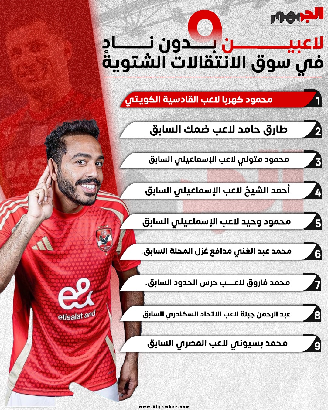 <strong>لاعبين بدون أندية</strong>