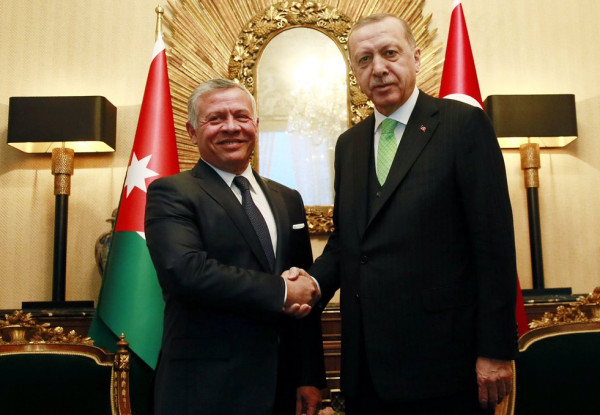الملك عبدالله الثاني وأردوغان