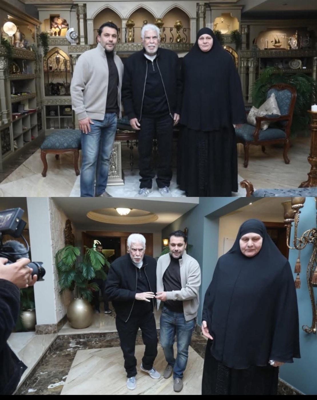 حسن شحاتة ووالدة محمد عبد الوهاب