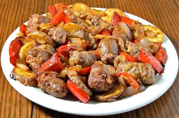 السجق البطاطس