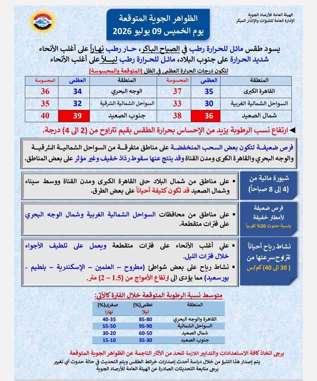 الطقس