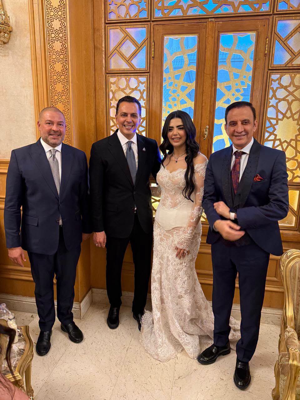 <strong>أحمد عبد الجواد يحتفل بزفاف ابنته</strong>