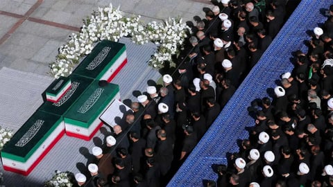 جنازة المرشد الراحل علي خامنئي
