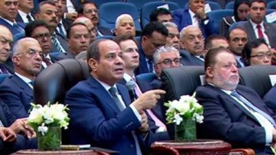 الرئيس السيسي: البلاد لا تُبنى بتوجيه الموظفين.. التشجيع مهم للإنجازات