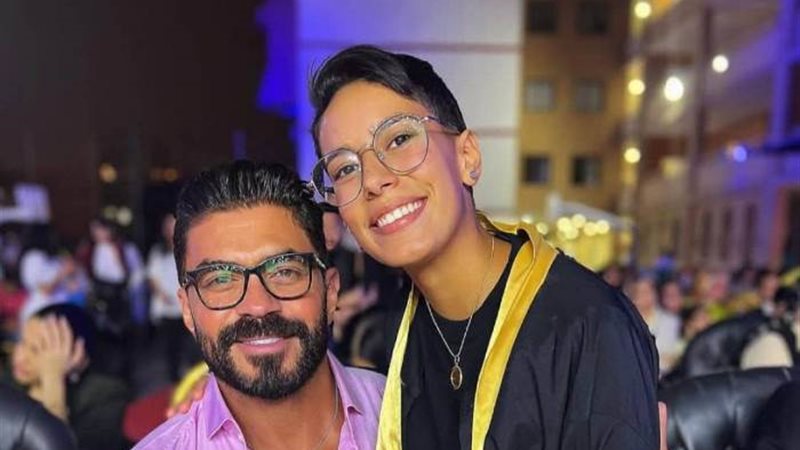 خالد سليم وابنته