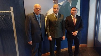 مندوب مصر لدى الأمم المتحدة يودّع وزير العمل