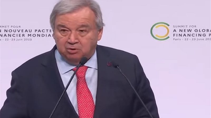 الأمين العام للأمم المتحدة أنطونيو جوتيريش
