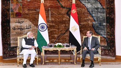 الرئيس السيسي: مصر مستعدة للتعاون مع الهند لدفع المحادثات في الاتجاه البناء