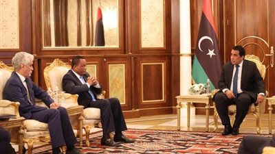 رئيس المجلس الرئاسي الليبي يستقبل وزير خارجية الكونغو برازافيل