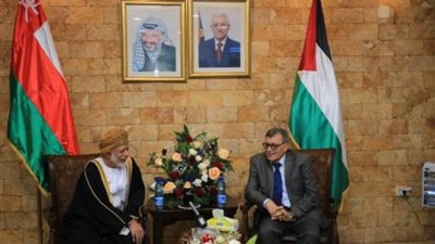 مباحثات فلسطينية عُمانية بشأن تطورات الأوضاع بالأراضي المحتلة