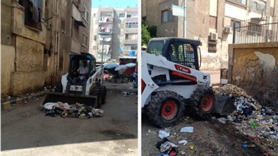 رفع 1020 طن مخلفات صلبة وأتربة بشوارع أسيوط والدقهلية