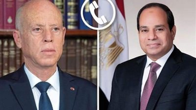 الرئيس السيسي يتلقى اتصالًا من نظيره التونسي