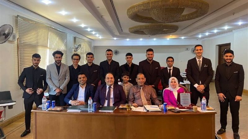 طلاب الذكاء الاصطناعي جامعة كفر الشيخ