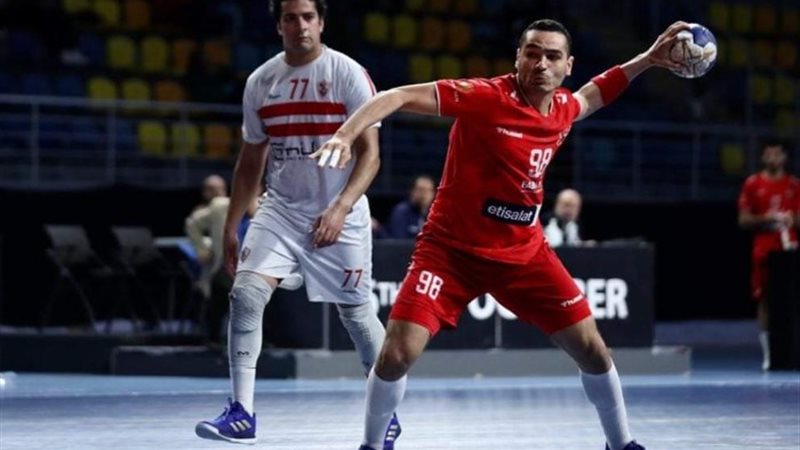 لاعب الأهلي لكرة اليد