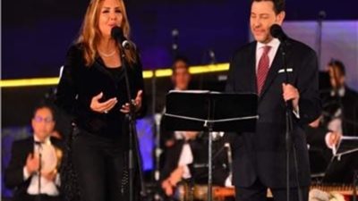 حفل غنائي لهاني شاكر ونادية مصطفى على مسرح المحكى اليوم