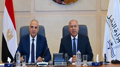 وزيرا الرى والنقل يناقشان موقف المشروعات والتنسيقات المشتركة