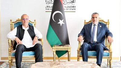 «اللافي» و«تكالة» يبحثان سبل دفع العملية السياسية فى ليبيا