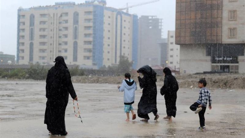 موجة من الطقس السيء تضرب السعودية