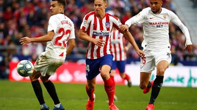 إشبيلية يحاول الهروب من القاع أمام أتلتيكو مدريد