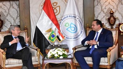 رئيس «الرعاية الصحية» يبحث مع سفير البرازيل تعزيز التعاون وتبادل الخبرات الطبية