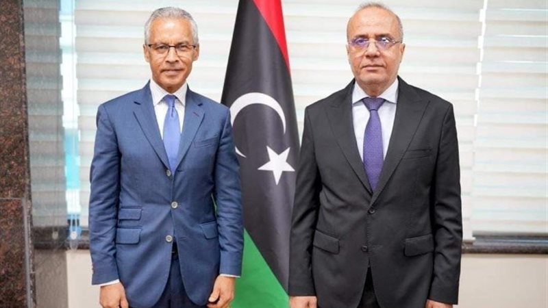 عبد الله اللافي النائب بالمجلس الرئاسي الليبي والسفير الفرن