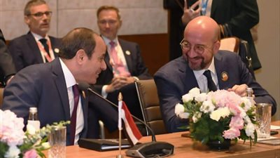 الرئيس السيسي يبحث مع شارل ميشيل آخر المستجدات على الساحةالدولية